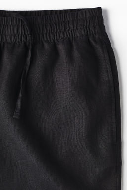 Pantal?n corto de lino Relaxed Fit - H&m фото 10
