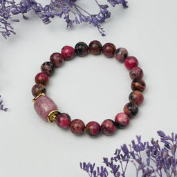 Браслет из Родонита 18 см