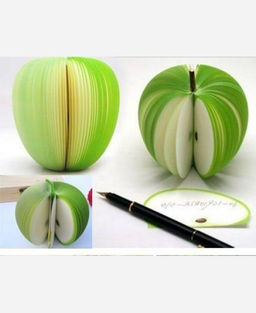 Блокнот Яблоко. Цвет зеленый 903347 - Yiwu youda import & export co фото 2