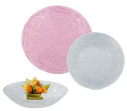 Набор столовый 18 предметов BRUSHMANIA PINK & GRANIT