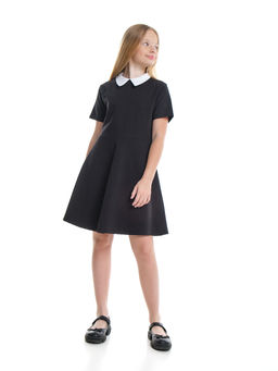 Платье для девочки в школу с воротником 22-7662 черный - Mini maxi фото 12
