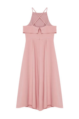 Gul Kurusu A-Kesim Dokuma Elbise TPRSS24EL00177 - Trendyolmilla фото 7