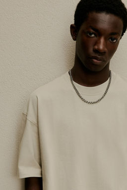 Camiseta de algodon Oversized Fit - H&m фото 2