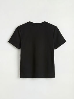 Bisiklet Yaka Ta?l? Soft Touch Kad?n Ti??rt