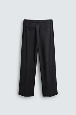 PLEATED TEXTURED TROUSERS - Zara фото 8
