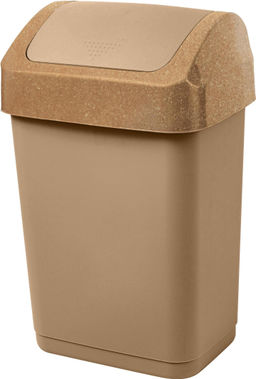 Контейнер для мусора Wood 25 л с крышкой-маятником SC480411624 - Пластик репаблик фото 2