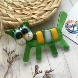 Магнит Бегущий кот - Стрекоза фото 2