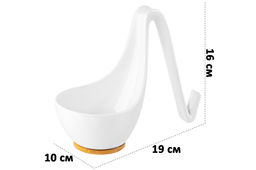 Подставка под ложку 19*10*16 см на бамбуковой подставке