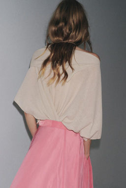 PLAIN KNIT LAYERED TOP - Zara фото 15