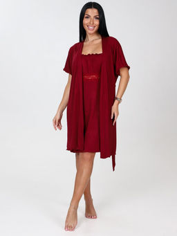 476-ХС ЖЕНСКИЙ КОМПЛЕКТ ДВОЙКА (Бордо)