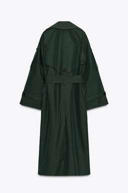 OVERSIDE WATER REPELLENT TRENCH COAT ZW COLLECTION - Zara фото 11