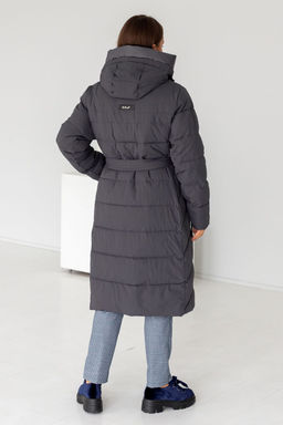 Полупальто J22D073CW темно-серый