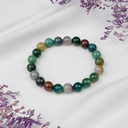 Браслет из Мохового агата 18,5 см