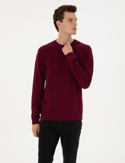 Bordo Regular Fit Sweatshirt - Pierre cardin фото 3