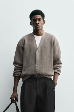 PURL KNIT CARDIGAN - Zara фото 2