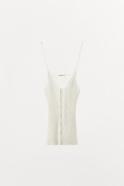 PLEATED FINE KNIT TOP - Zara фото 6