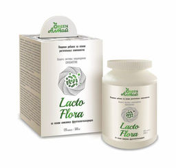 Lacto Flora "Защита пищеварения,синбиотик", банка ПЭТ, капсулы 120 шт. по 0,5 г
