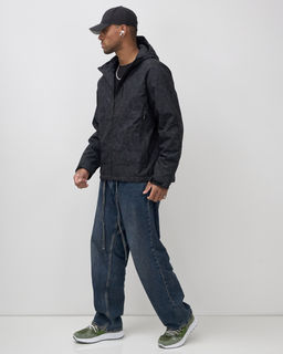 Куртка спортивная мужская весна осень черного цвета 25470Ch - Mtforce фото 3