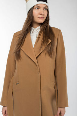 Пальто женское демисезонное (пояс) - El podio фото 3