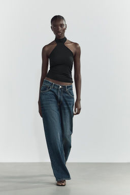 POLYAMIDE HALTER TOP - Zara фото 3