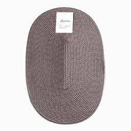 Салфетка сервировочная Доляна «Лофт», форма овал, 45×30 см, коричневая