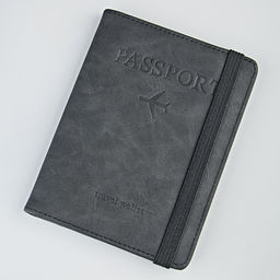 Обложка для паспорта 
 08.A-034_Travel-wallet-1999-01-черный