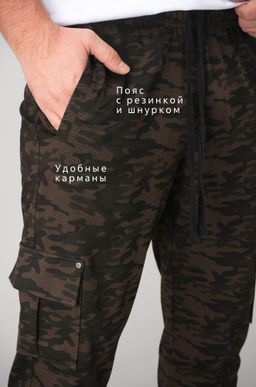 Мужские брюки из футера двухнитки Happyfox