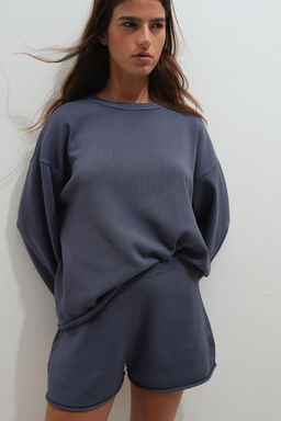 Pantalon corto de punto