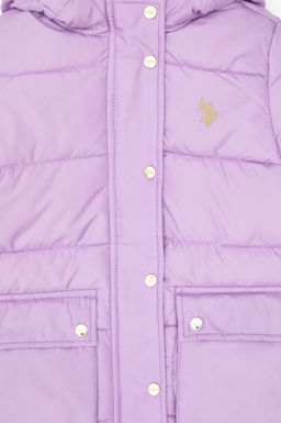 K_z _ocuk Lila Kap__onlu _i_me Mont Sepette S_rpriz _ndirim - U.s. polo assn фото 3