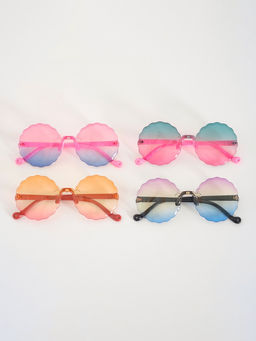 Цена за 2 шт. Карнавальные очки Волна» градиент, цвета МИКС