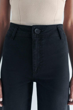 ZW COLLECTION HIGH-WAIST WIDE-LEG JEANS - Zara фото 5