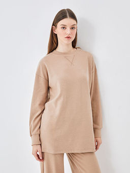 Bisiklet Yaka Dokulu Kad?n Tunik