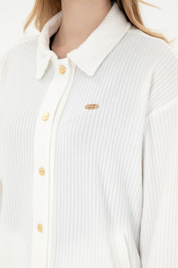 Женский кремовый свитшот Неожиданная скидка в корзине - U.s. polo assn фото 7