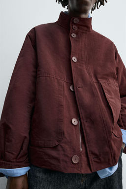 BOXY FIT POCKET JACKET - Zara фото 5