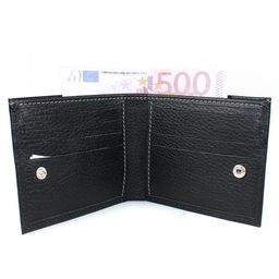 Портмоне мужское Croco-ПР-902 натуральная кожа 1 отд, 10 карм, черный флотер (40) 207669 фото 3