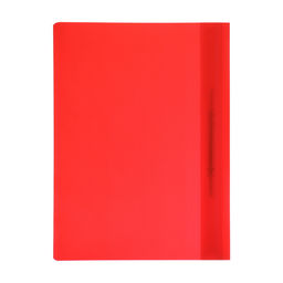 Цена за 20 шт. Папка - скоросшиватель Calligrata, А4.160 мкм, красная, прозрачный верх