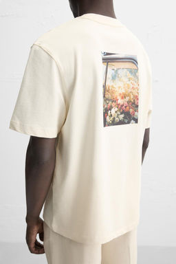 CONTRAST PHOTO PRINT T-SHIRT - Zara фото 5