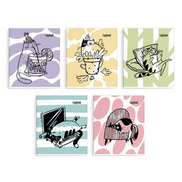 Тетрадь, 48 л, клетка, арт. 66721/ 5 ПУШИСТЫЙ ХУЛИГАН