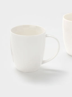 Кружки Magisto English tea party, 435 мл, набор 2 шт., фарфор, белые