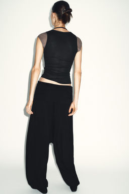 DOUBLE CONTRAST EFFECT TOP - Zara фото 5