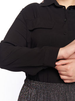 Блузка черная BL50504BLK01 - Артесса фото 4