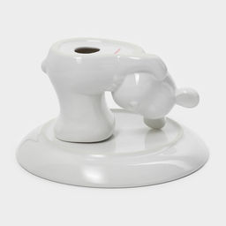 Подставка для торта Доляна Мишка Отто, 20.5?11.5 см, белая  фото 7