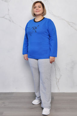 Арт. 4501 Пижама с брюками 48-56 - 5+3 фото 3