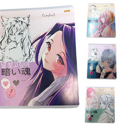 Цена за 3 шт. Тетрадь 48л. Remix ЭКОНОМ "Девочки из аниме" клетка (48-1876) типогр. бумага