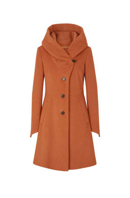 Пальто, цвета мандарина - Ashley brooke фото 2