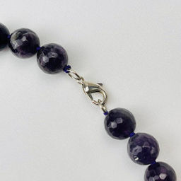 Бусы из Аметиста "шарик" огранка (Бразилия)