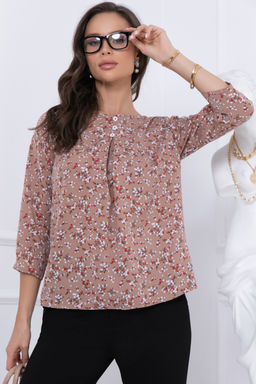 Блуза Bellovera 4Б5598 кофейный