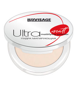 LuxVisage Пудра матирующая LUXVISAGE Ultra matt, тон 104 warm beige