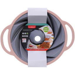 Форма силиконовая "CooKstyle" фигурная с ручками, 30,5*24*10см, с металлической вставкой