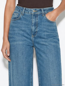 Wideleg Kad?n Jean Pantolon